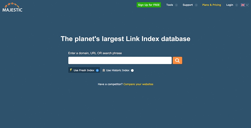 Majestic - Pazarlama SEO Araçları