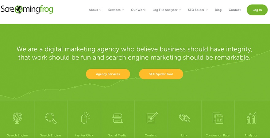 Screaming Frog - Online SEO Araçları